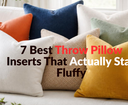 7 Best Throw Pillow Inserts That Actually Stay Fluffy